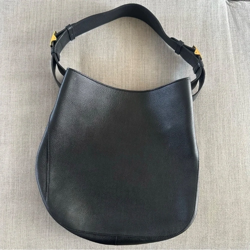 Burberry Elmstone Black‎ Leather Hobo Bag